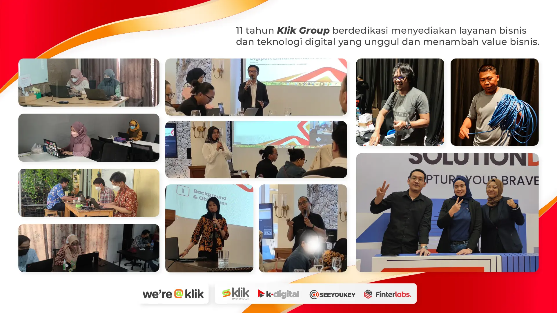 Dedikasi Klik Group dalam menyediakan layanan bisnis dan teknologi digital  | PT. Klik Digital Sinergi